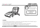 Relax-A-Lounger ARES CHAISE Assembly Instructions Manual preview