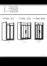 Relax Unico 1902-SC1 Series Assembly Instructions Manual предпросмотр