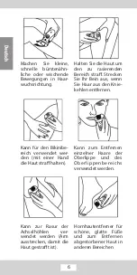 Preview for 6 page of RelaxVital EpilTwist Instruction Manual