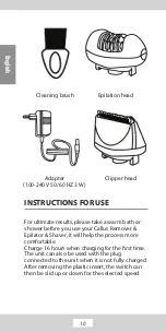 Preview for 10 page of RelaxVital EpilTwist Instruction Manual