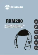 Relaxxnow RXM200 Manual preview