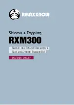 Relaxxnow RXM300 Manual preview