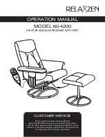 Preview for 1 page of RELAXZEN 60-4200 Operation Manual