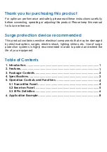 Preview for 2 page of Relens TLS 30120 User Manual