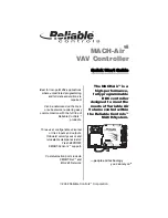 Preview for 1 page of Reliable Controls MACH-Air Quick Start Manual