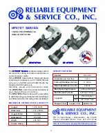 Preview for 4 page of Reliable Equipment & Service HP4707 Series Operator'S Manual