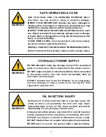 Preview for 6 page of Reliable Equipment & Service HP4707 Series Operator'S Manual