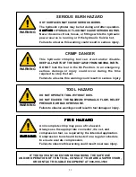 Предварительный просмотр 11 страницы Reliable Equipment & Service PDY-2102 Operator'S Manual