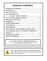 Preview for 4 page of Reliable Equipment REL-58MC Operator'S Manual