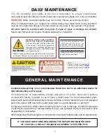 Preview for 9 page of Reliable Equipment REL-58MC Operator'S Manual