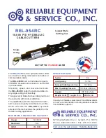 Preview for 4 page of Reliable Equipment REL-954RC Operator'S Manual