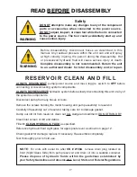 Preview for 17 page of Reliable Equipment REL-EP-115 Operator'S Manual