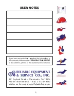 Preview for 26 page of Reliable Equipment REL-EP-115 Operator'S Manual