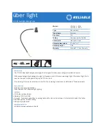 Preview for 1 page of Reliable 7000S/1 - 110V Specifications