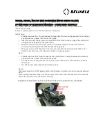 Предварительный просмотр 35 страницы Reliable 7100SB Instruction Manual