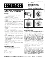 Reliable DH56 HSW-PL Manual preview