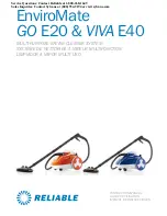 Reliable EnviroMate GO E20 Instruction Manual preview