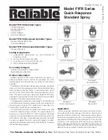 Preview for 1 page of Reliable F1FR Series Quick Start Manual