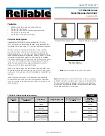 Предварительный просмотр 1 страницы Reliable F1FR56-300 Series Manual