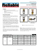 Reliable F1FR56 Owner'S Manual предпросмотр