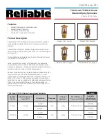 Preview for 1 page of Reliable F1XLH Series Quick Start Manual