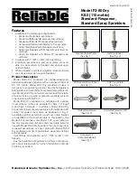 Preview for 1 page of Reliable F3-80 Dry Horizontal Sidewall Bulletin