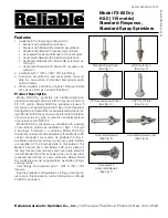 Reliable F3-80 Dry Pendent Manual preview