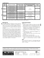 Preview for 18 page of Reliable F3QR56 Dry Bulletin