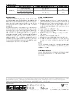 Preview for 15 page of Reliable F3QR80 Series Manual