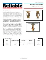 Preview for 1 page of Reliable GXLO Series Bulletin