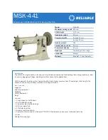 Reliable MSK-441 Specification preview