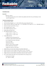 Preview for 2 page of Reliable R0029B Technical Installation Instructions