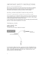 Preview for 6 page of Reliable UBERLIGHT 2000TL Instruction Manual