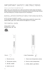 Preview for 4 page of Reliable UBERLIGHT FLEX 3200TL Instruction Manual