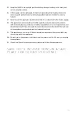 Preview for 9 page of Reliable VELOCITY 160IR Instruction Manual