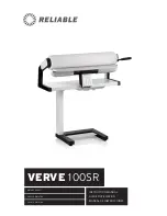 Предварительный просмотр 1 страницы Reliable VERVE 100SR Instruction Manual