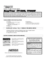 Preview for 1 page of Reliance Controls Easy/Tran TF152W Manual