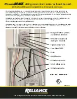 Preview for 2 page of Reliance Controls PowerBACK Quick Start Manual