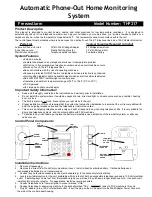 Preview for 1 page of Reliance Controls THP217 Manual