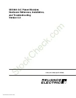 Reliance electric GV3000 Instruction Manual preview