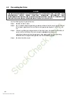 Preview for 42 page of Reliance electric GV3000 Instruction Manual