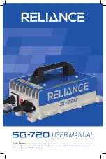 Preview for 1 page of Reliance SG-720 User Manual