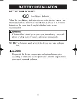 Preview for 11 page of ReliOn 6021REL Instruction Manual