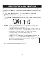 Preview for 18 page of ReliOn 6021RELN2 Instruction Manual