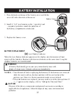 Preview for 12 page of ReliOn 7400REL Instruction Manual