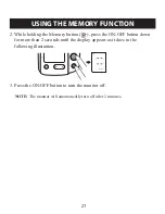 Preview for 23 page of ReliOn 7400REL Instruction Manual