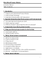 Preview for 3 page of ReliOn BP200W Instruction Manual