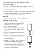 Preview for 10 page of ReliOn BP200W Instruction Manual