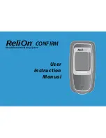 ReliOn Confirm User Instruction Manual preview