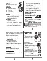 Preview for 1 page of ReliOn Digital Temple Thermometer Instructions For Use